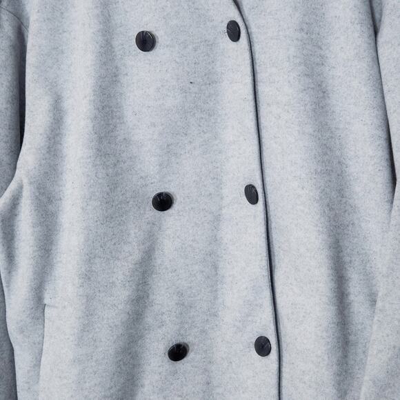 NEW Banana Republic Women’s Heather Grey Wool Jacket Minimalist Office Chic L - Picture 4 of 8